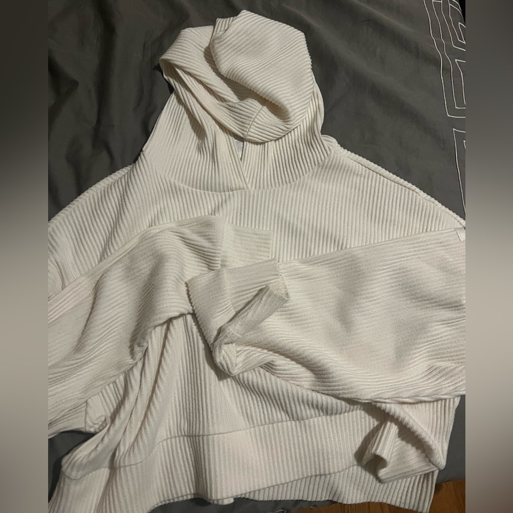 Alo Fleece cropped hoodie